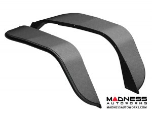 Jeep Wrangler JL Fender Flares - Front - Textured Black Powdercoat